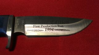 Colt CT5 Fixed Blade Knife and Case Vintage Premier Edition 1994 Made in USA 3