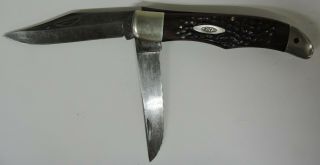 Vtg 1970 Case Xx Usa 10 Dot 6265 Sab Hunting Pocket Knife - Bone Handle - 2