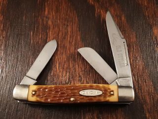 Old Cutler Knife Made In Usa 533 Stockman Vintage Folding Pocket