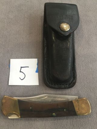 Buck 110 Vintage Knife,  USA Inverted 2 Liner With Buck Sheath.  1967 - 1972 2
