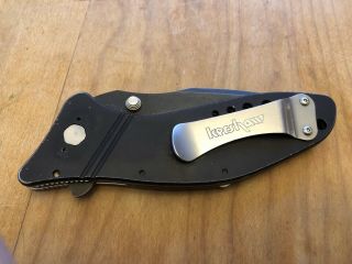 Kershaw Knife With Tanto Blade And Flip Assist