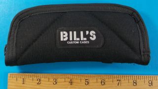 Bills Custom Cases Knife Pouch Black 8.  5 " Padded Rhett Stidham Estate