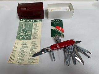 Victorinox " Officier Suisse " Mult - Tool Swiss Army Pocket Knife (a10)