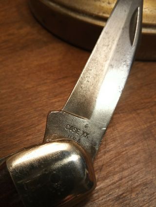 Vintage Case XX 6265 SAB 2 Blade Folding Knife 3