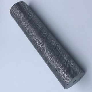 5.  5 Inches Damascus Steel Rod - Round Bar For Jewelry And Rings Making (dsr - 25)