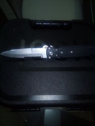 Gerber Usa Covert Folder 154cm Applegate Fairbairn Combo Edge Knife Dbl Bevel