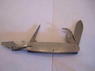 Us Army Camillus Pocket Knife / 4 Tools 1989