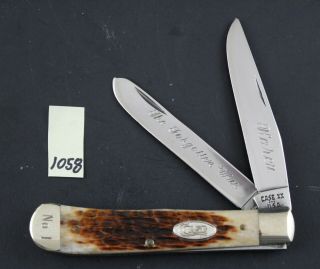 Case Xx Usa 1987 6254 Korea,  The Forgotten War,  No.  1,  Trapper Pocket Knife 1058