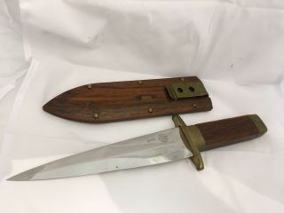 Vintage Connecticut Valley Arms Boot Knife Assembled From Kit