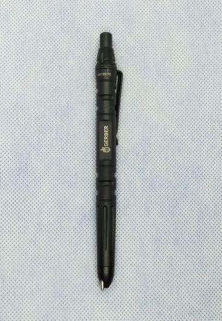 Gerber Black Tactical Pen With Black Ink