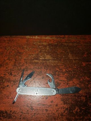 1981 U.  S.  Military Issue Folding Pocket Knife Camillus Sharp Edge
