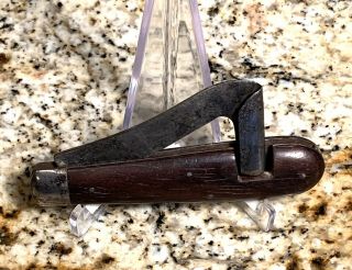 Rare Vintage “hammer Brand” York Knife Co.  Timber Scribe Knife -
