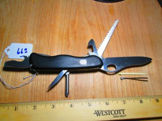668 Black Victorinox Oht Trekker 111mm Swiss Army Knife