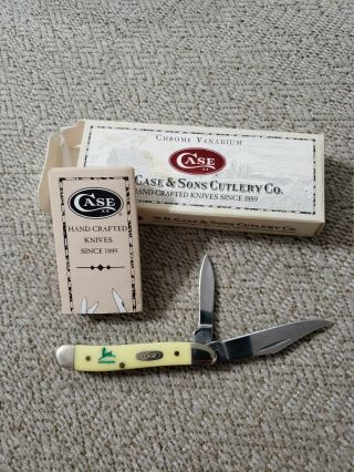 John Deere Case Xx 5 Pattern Usa Two Blade Pocket Knife 3220 Cv Open Box