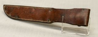 u.  s.  n mk2 (RH - 37 Navy) leather sheath early WW2 leather sheath 9 Rivets 2