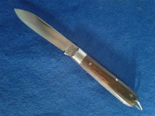 Vintage A W Wadsworth And Son Single Blade Pocket Knife Germany