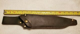 Bowie / Fighter? Knife Leather Sheath Only