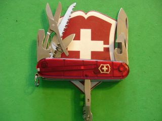 Ntsa Swiss Army Victorinox Ruby Huntsman Plus M - Function Pocket Knife