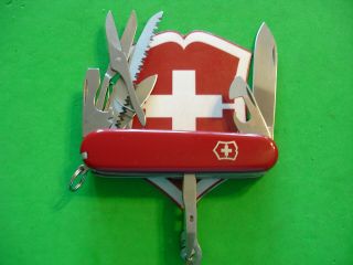 Ntsa Swiss Army Victorinox Red Huntsman Plus M - Function Pocket Knife