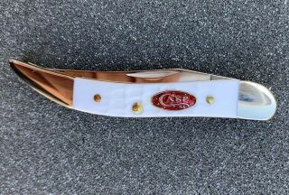Case Xx 60180 Sparxx White Synthetic Small Texas Toothpick Pocket Knife