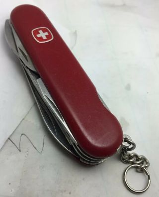 Wenger 85mm Tradesman / Classic 51 Swiss Army Knife - Red - Pliers Phillips