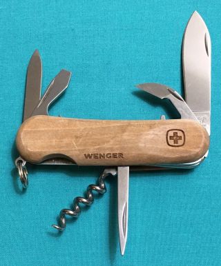 Retired Wenger Delemont Swiss Army Knife - Evowood 10 - Multi Tool