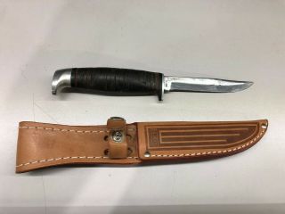 Case Xx Made In U.  S.  A Vintage Knife W/ Oem Sheath