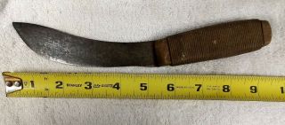 Vintage J.  Russell & Co.  Green River Mountain Man Skinning Knife 5 " Blade