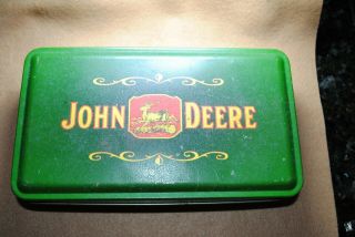 Case Xx John Deere 6254l Green Trapper W/ Buckle And Display Tin