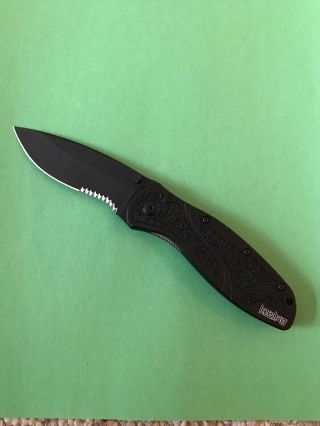 Kershaw Blur Black Speedsafe Assisted Opening Knife Usa 1670blkst