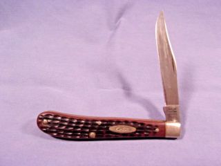 Case Xx Pocket Knife 61048 Ssp,  1 Blade,  Delrin,  1976,  Unsharpened Slim Trapper