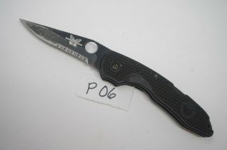 Black Benchmade Ats - 34 Afck 800 Pocket Knife Folder Combo - Edged Blade