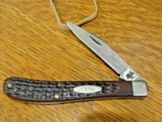 Case Xx Pocket Knife 61048 Ssp 10 Dot Stainless Steel " Xx Razor Edge "