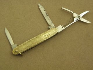 Esemco Stainless – Shiman Miller Co. ,  Ny By Queen City: 2 3/8” 14k Gold Covered
