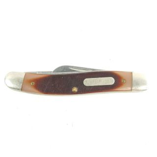 Vintage Schrade Usa Old Timer Cronatron 3 Blade 980t Pocket Knife