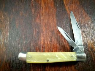 Vintage Kutmaster 2 Blade Jack Folding Pocket Knife Made In Usa