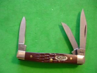 Ntsa Case Xx Usa 2 5/8 " Closed 3 Blade " Stockman " Pocket Knife 6333 2007