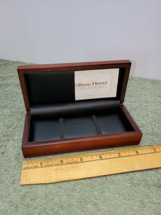 William Henry Knives Wood Limited Edition Knife Display Box