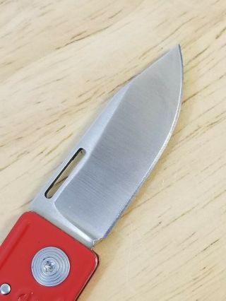 SOG Supreme Keytron Keychain Folding Knife - Supreme Red 2