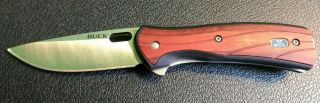 Buck Vantage Avid Large Knife Rosewood Dymondwood (3.  25 " Satin) 0346rws Usa