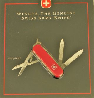 Nos Victorinox Swiss Army Knife Multi Tool Esquire 16740 File Wenger Keychain