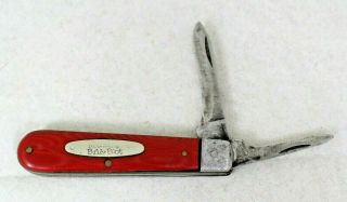 Rare Red Wing Billy Boot Advertising Pocket Knife Vintage W/ Bakelite Handle ?