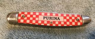 Vintage Purina Kutmaster 3 Blade Pocket Knife