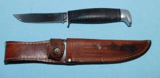 Case Xx 366 Vintage Hunting Knife With Sheath - Usa
