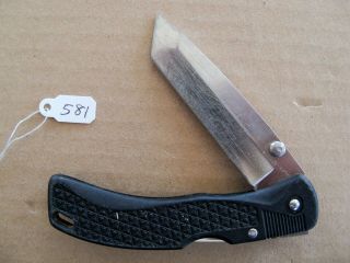 Cold Steel Voyager Folding Pocket Knife - Plain Edge Tanto Blade - Made In Japan
