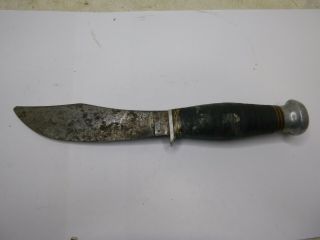 Vintage Cattaraugus Hunting Knife U.  S.  A.  " The Better Quality Knife "