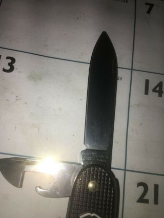 Victorinox Swiss Army Pioneer Knife Black Alox Alum Handle Plain Edge 54968 2