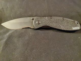 Kershaw Usa Knife Blur Black Speedsafe Assisted Opening 1670blkst Combo Edge