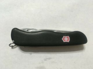 Victorinox Outrider 111mm Swiss Army Knife With Side Lock And Black Scales