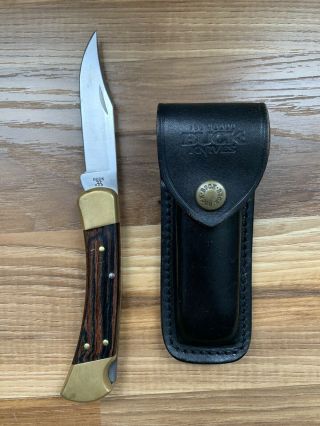 Buck 110 Folding Knife With Sheath - 2002